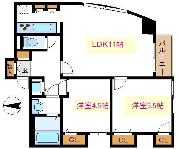 フォレストコート木場 間取り図