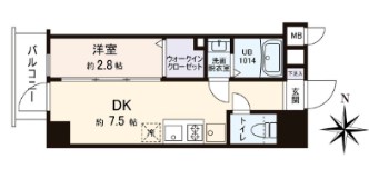 ＶＩＳＴＡ豊島 1002号室 間取り