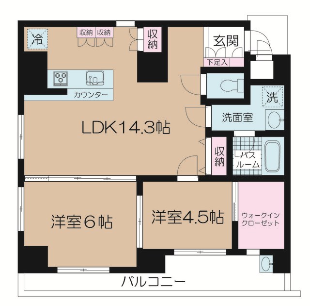 ラウレアビレッジ   902号室 間取り