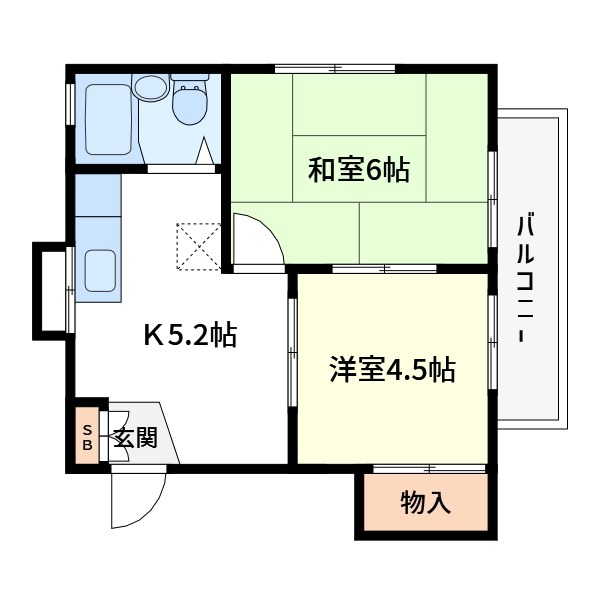 ピュアハイツ 間取り図