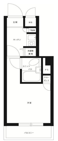 マートルコート新小岩 間取り図