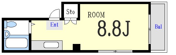 エスペランサ 206号室 間取り