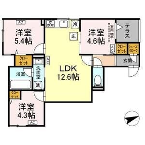 セレスティア一之江 間取り