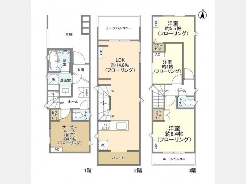 Kolet篠崎＃02 間取り図