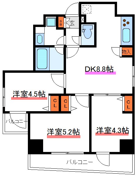ルフレ　プレミアム町屋  間取り