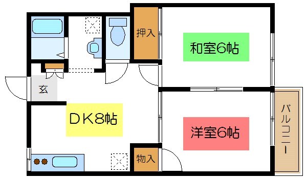 メイプルN 間取り図