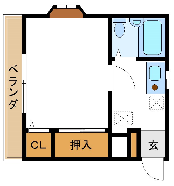 コートユーアイ       301号室 間取り