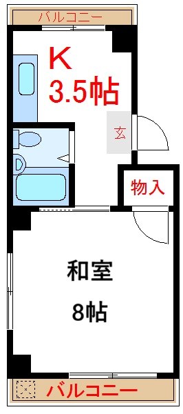 サヤカコーポ  間取り