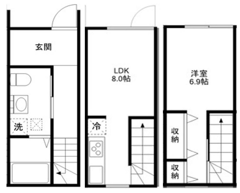 Mok　Terrace北綾瀬 間取り