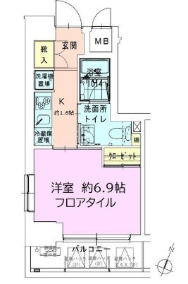 門前仲町レジデンス弐番館 間取り