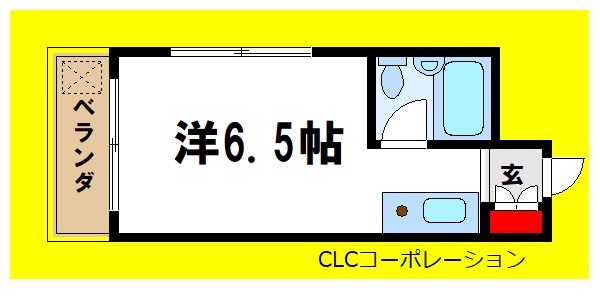 高台コーポ    間取り