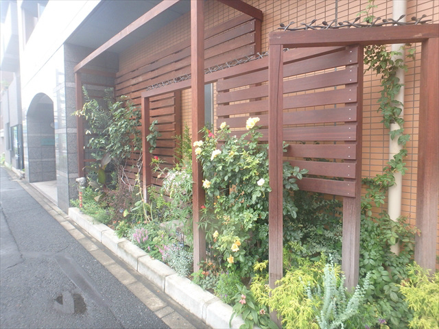 北斗ハイツ　北館  庭