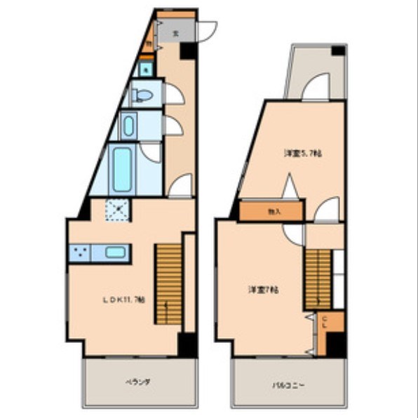 アーバンレックス西新井Ⅱ 間取り
