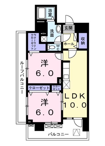 メゾンド・ボナー扇　弐番館  間取り