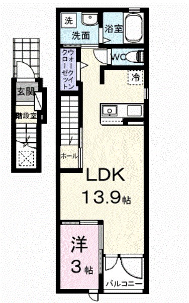 コンフォールＢ 間取り