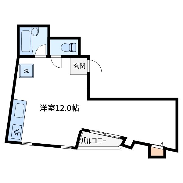 グランディールＷＡＤＡ 間取り