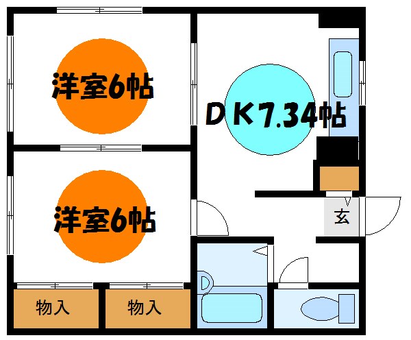 エステートピア66 間取り