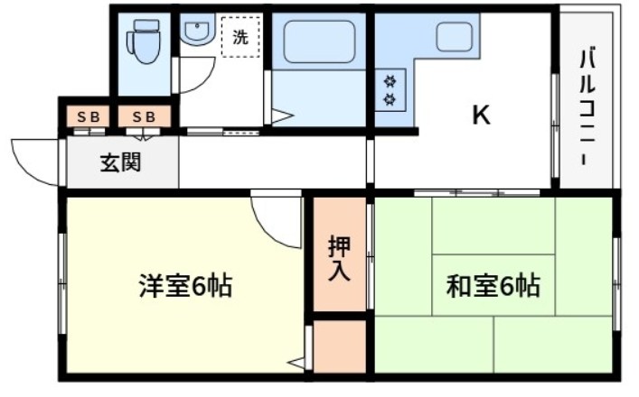 オートサンピア101 間取り