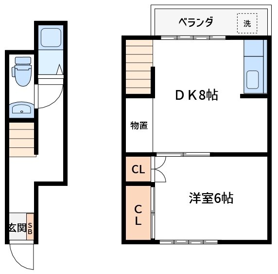 椎野ハイツ 間取り