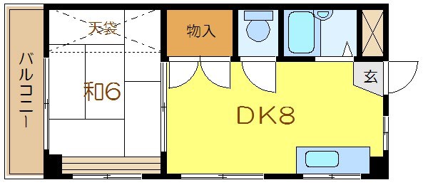 二之江サニーコーポ 間取り