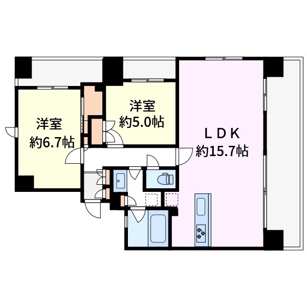 ネバーランド新小岩ブライティス 間取り