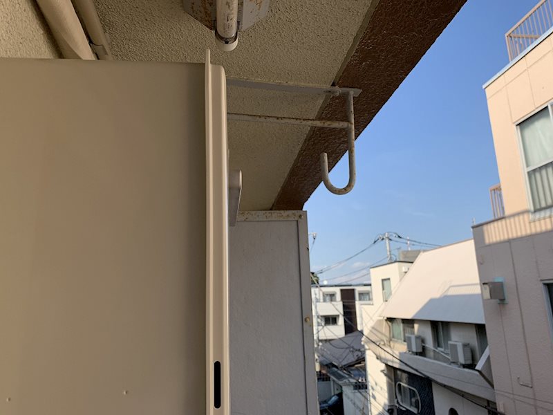 横山マンション  ベランダ