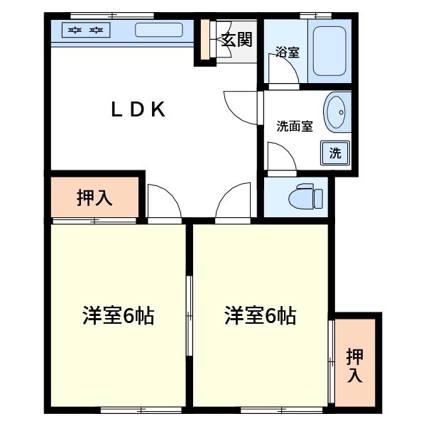 コーポ光 間取り