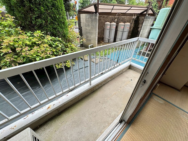 金子コーポ ベランダ