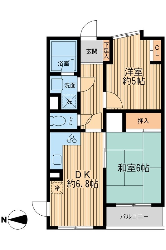 グリーンヒルズ飛鳥山 間取り