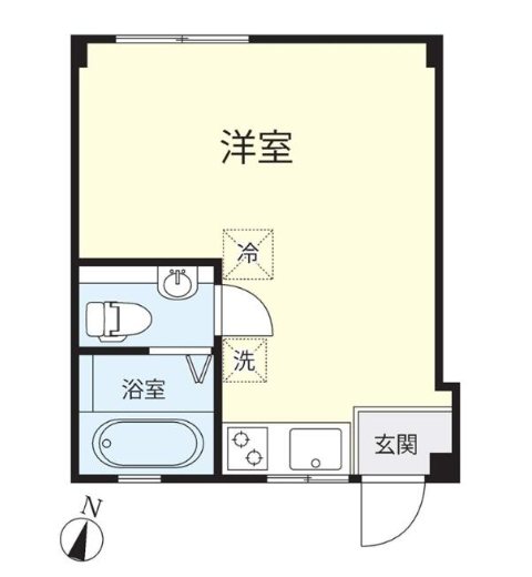 岸ハイツ 間取り