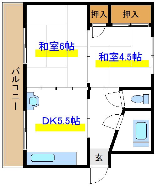 信栄マンション 間取り