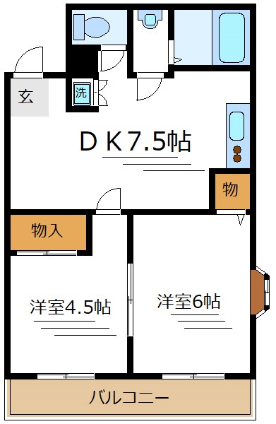 プライムハイツ   間取り
