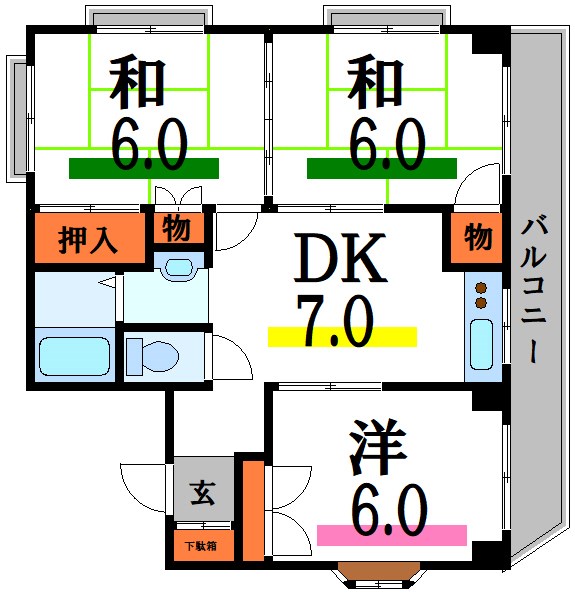 パークハイム  間取り