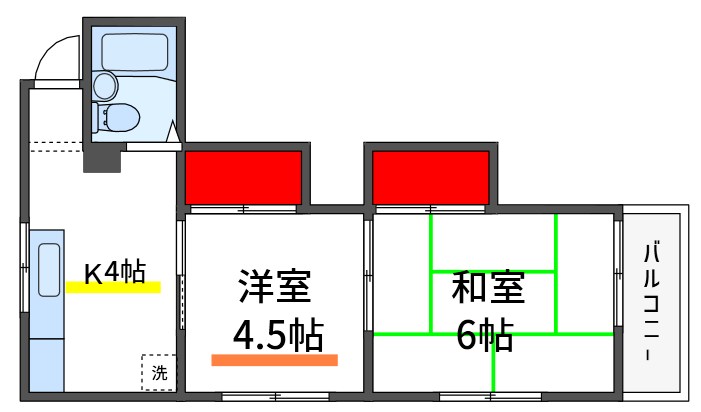 幸栄ハイツ 間取り