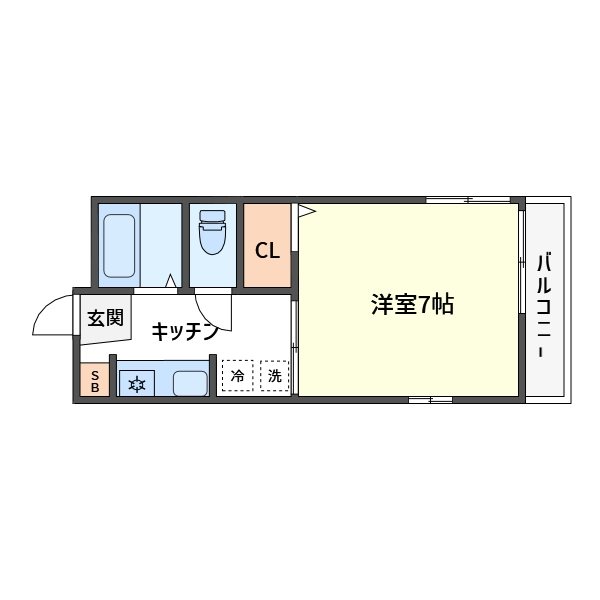 アパートメントハウス元町 間取り