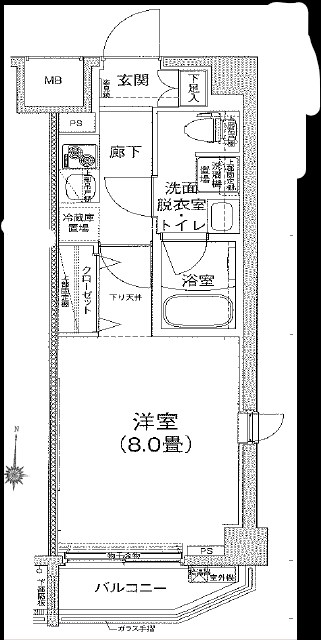 アイルキャナルシティ深川  間取り