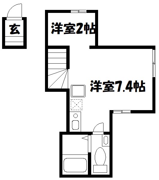 アレイハウス  間取り
