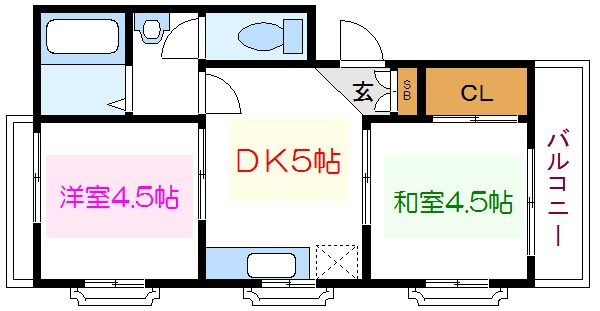 八広佐々木コーポ 間取り