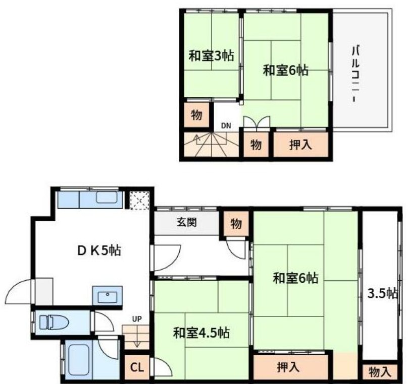 仮称）梅田２丁目貸家 間取り