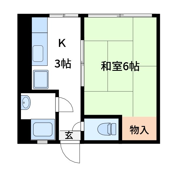 ヴィラアキモト 間取り