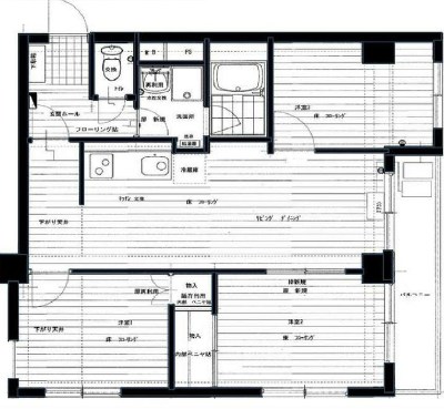中銀木場マンシオン  間取り