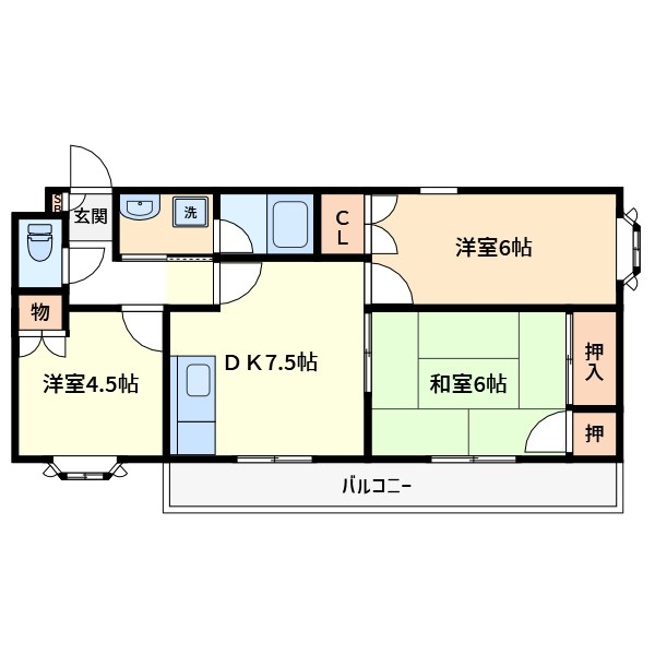 ハイブリッジF 間取り