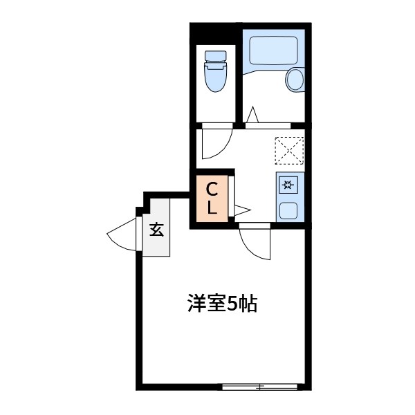 L.メゾン扇　B棟 間取り