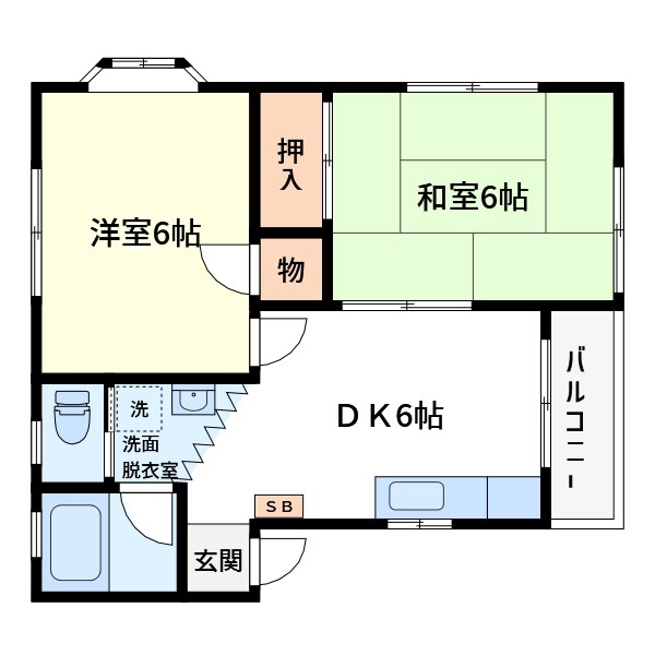第１中川ハイツ 間取り