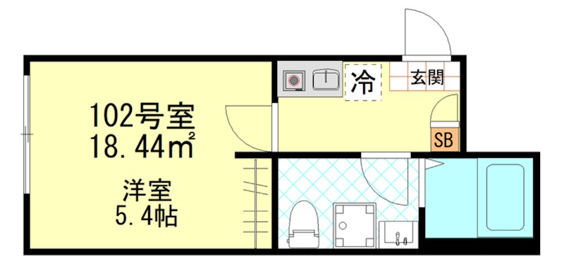 エアフォルク新小岩 間取り
