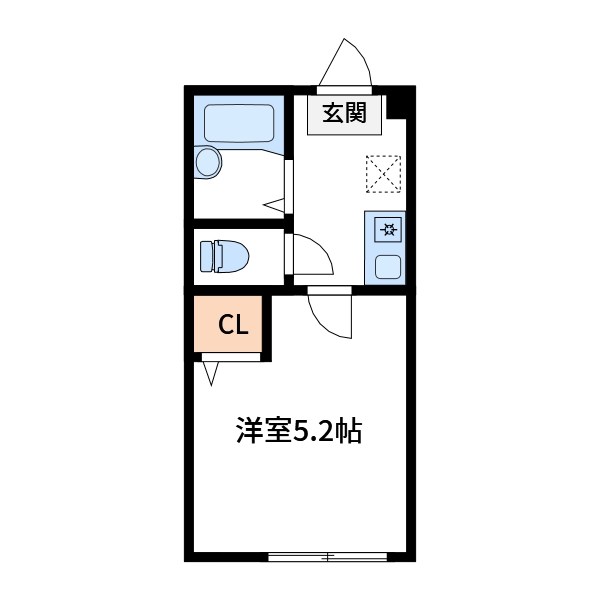 L.メゾン扇　B棟 間取り