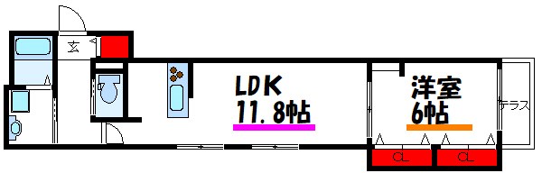 オンズボヌール  間取り