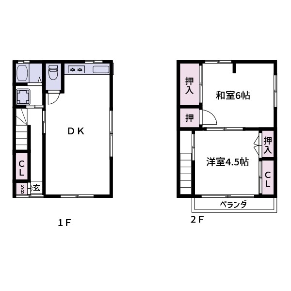 プランタンMIZUE 間取り