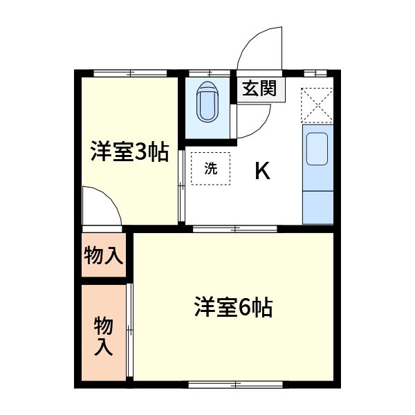 斉藤荘 間取り