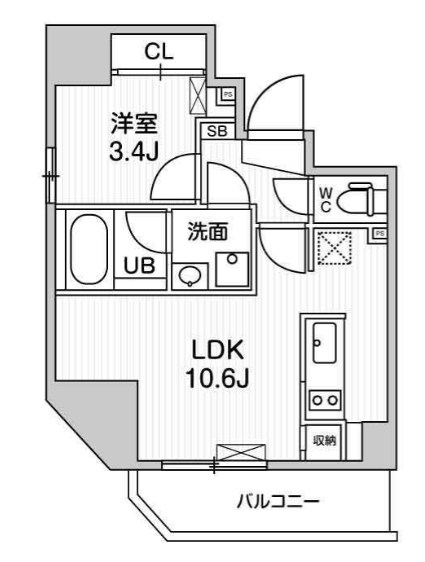 S-RESIDENCE入谷alesia 間取り